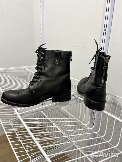 Ботинки кожаные