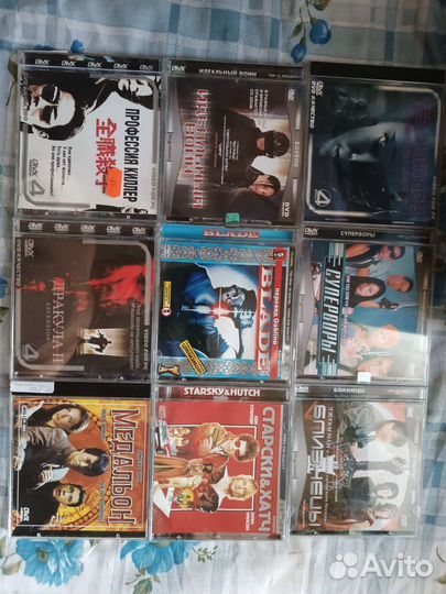 Диски фильмы divx(цена за все)