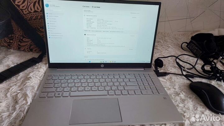 Ноутбук hp pavilion laptop 15-eh1010ur