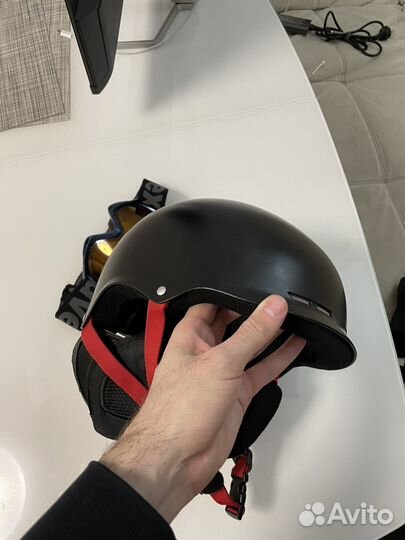 Подростковый горнолыжный шлем Termit + очки