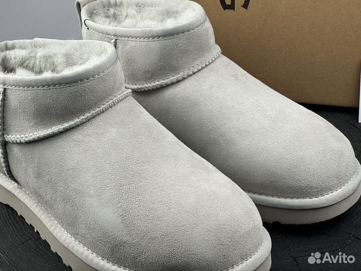 Угги UGG Classic Ultra Mini Grey Violet