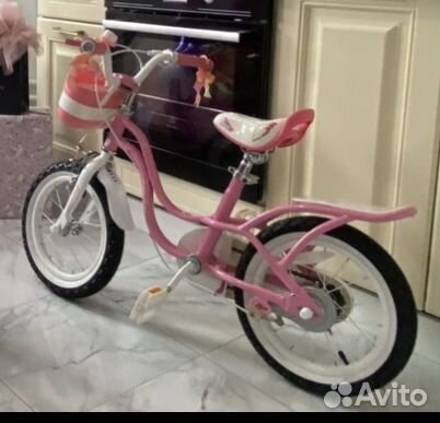 Детский велосипед для девочек 4-6 лет