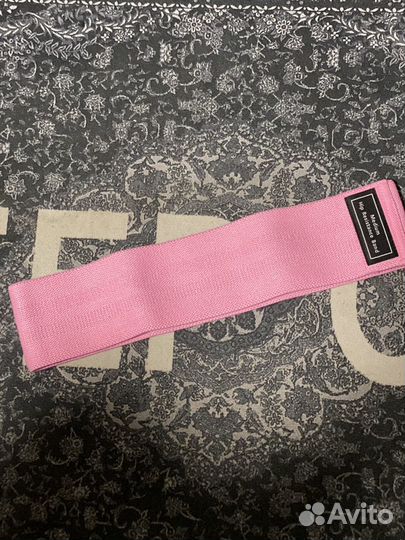 Фитнес резинка тканевая