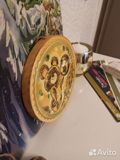 Мишка Олимпийский футболист Олимпиада-80. Конаково