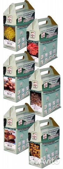 Мицелий в готовых субстратных грибных грядках