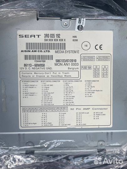 Атомагнитолы Rns-e PU