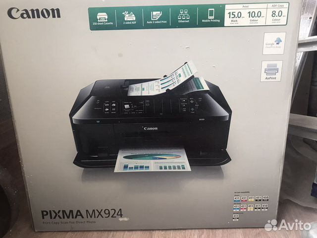 Принтер мфу цветной струйный canon