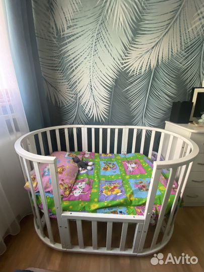 Детская кроватка трансформер 8 в 1