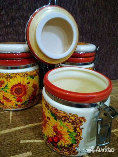 Емкости для сыпучих продуктов керамика