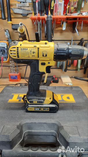 Аккумуляторная дрель шуруповерт dewalt 18в