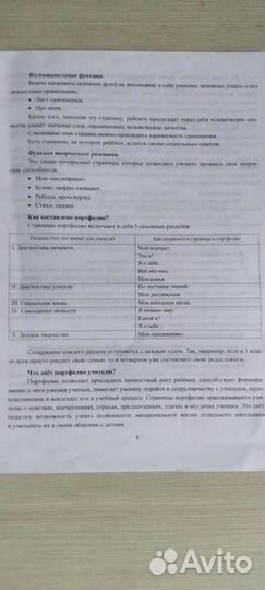 Портфолио учащегося 1 класса