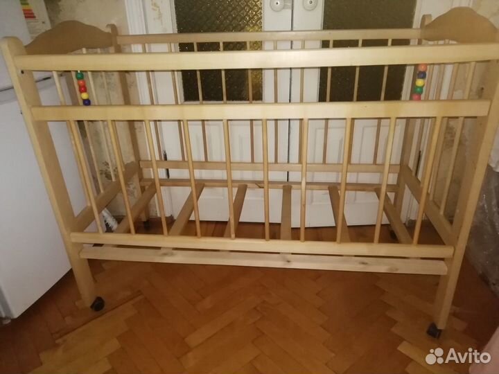 Детская кроватка 120*60 с эколог. матрасом