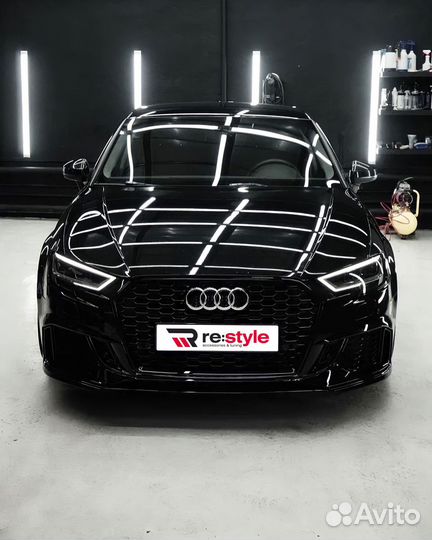 Бампер передний Audi RS3 17-19г Под покраску