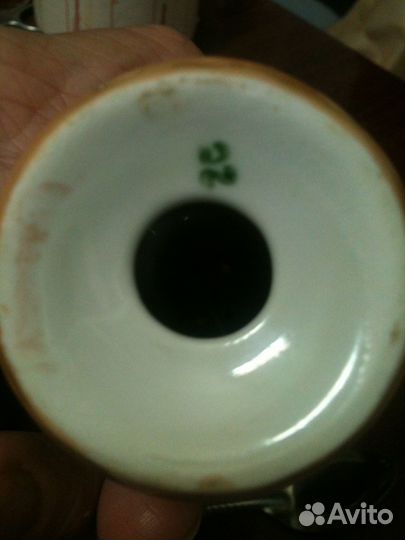 Фарфоровые солонка и горчичница Дулёво 95 г