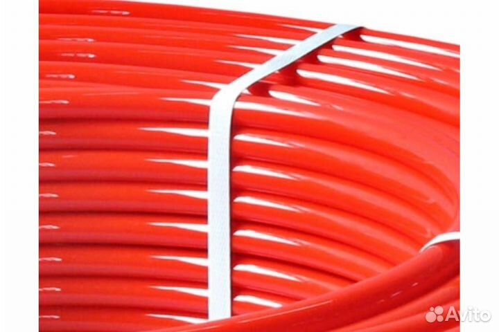 Труба valtec PEX-evoh 16 мм x 2,0 мм красная из сш