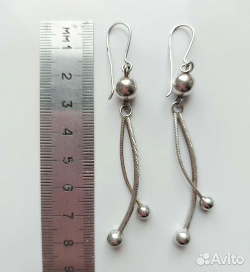 Серебряные серьги