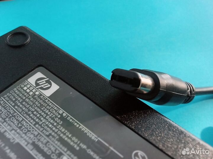 Блок питания для HP 18.5V 6.5A 120W разъем Oval