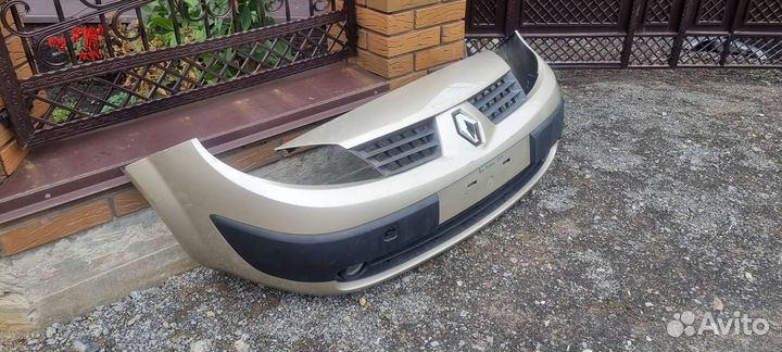 Передний бампер на renault megane 2 бу. рестайлинг