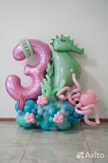 Фотозона детская, воздушные шары