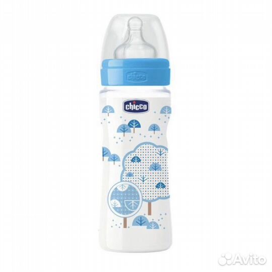 Бутылочка Chicco, новая, 4 мес+, 330 мл