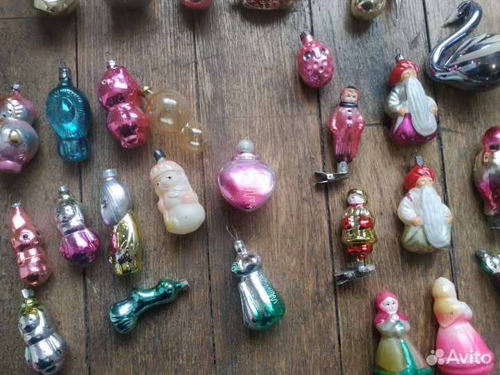 Ёлочные игрушки прищепка СССР