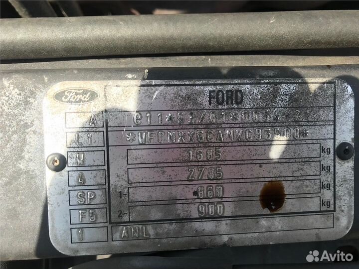 Разбор на запчасти Ford Escort 1995-2001