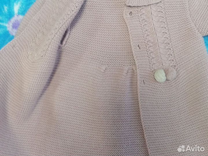 Вязанное платье для девочки