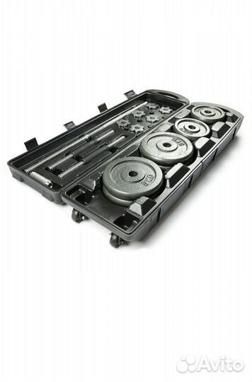 Гантели+ штанга,50кг чистого металла