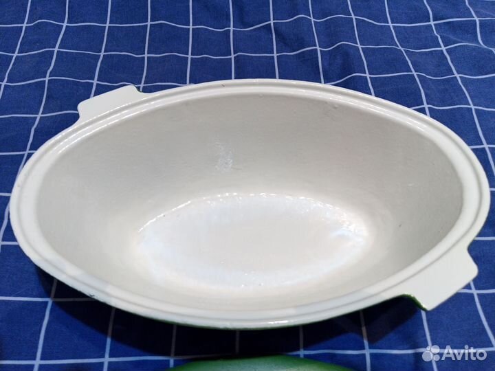 Эмалированная, чугунная утятница СССР