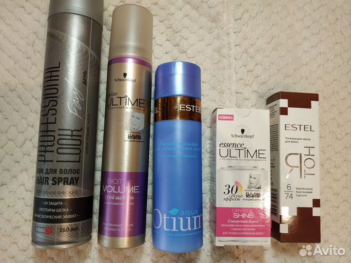 Средства для волос пакетом, просрочка