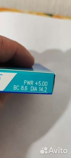 Линзы контактные месячные 10 шт