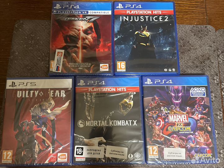 Файтинги драки PS4 (есть рус субтитры)