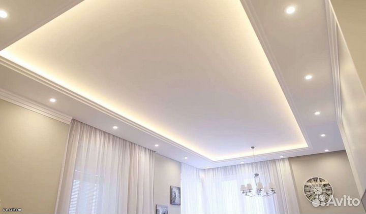 Натяжные потолки. Внутренняя отделка