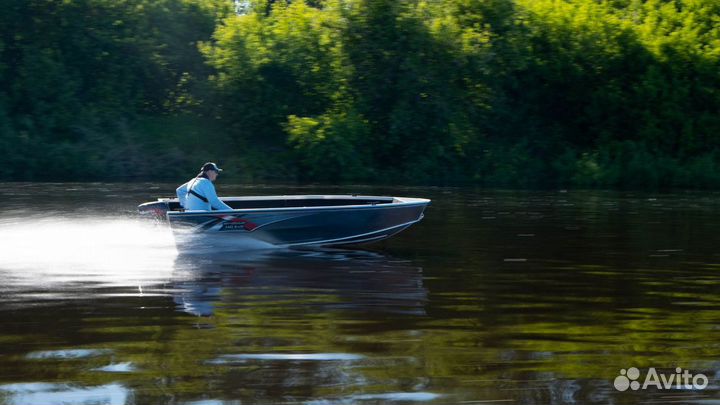 Лодка алюминиевая Windboat 4.0 EVO мотор до 20 л.с