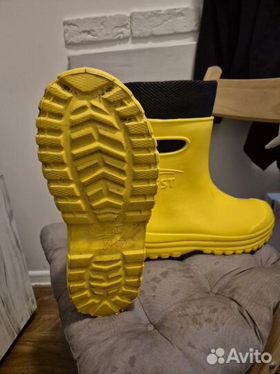 Сапоги резиновые с тёплым вкладышем