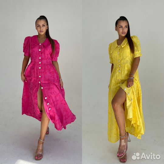 Платья хлопок 2 цвета