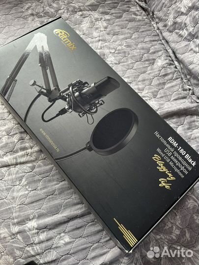 USB микрофон Ritmix RDM-180 Black