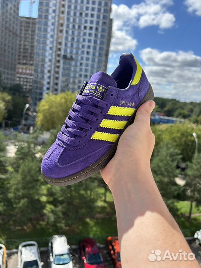 Кроссовки adidas spezial фиолетовые женские