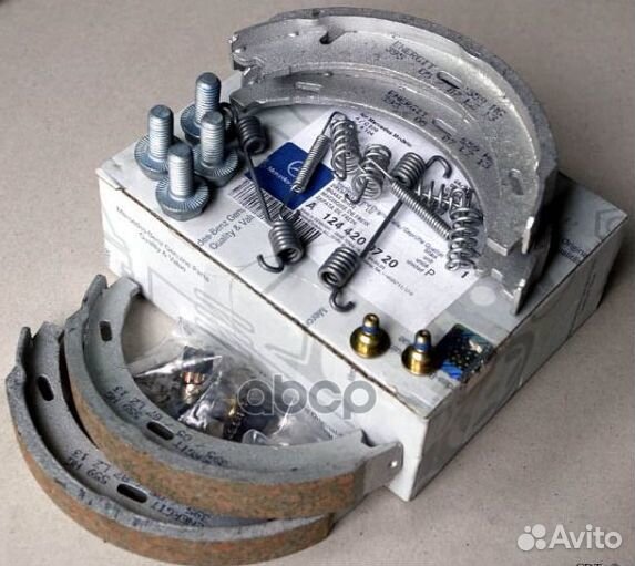 Колодки стояночного тормоза, к-т. A1244200720 M