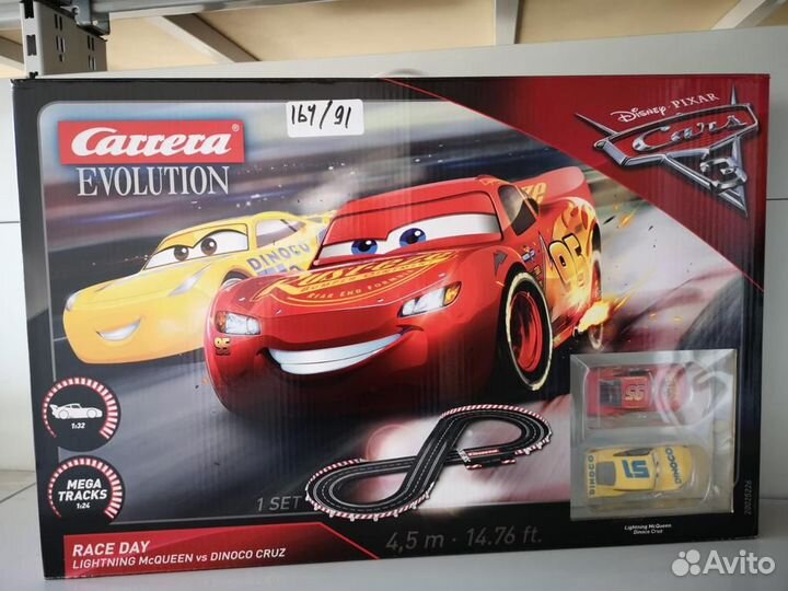 Carrera evolution Disney Pixar Cars 3 Race Day