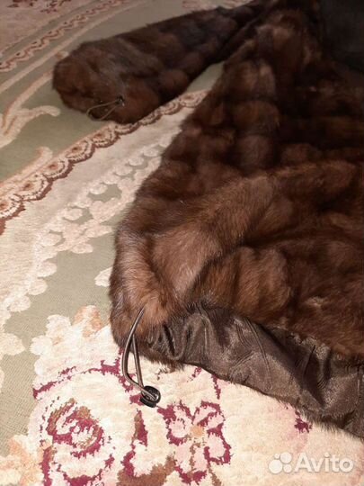 Шуба норковая поперечка