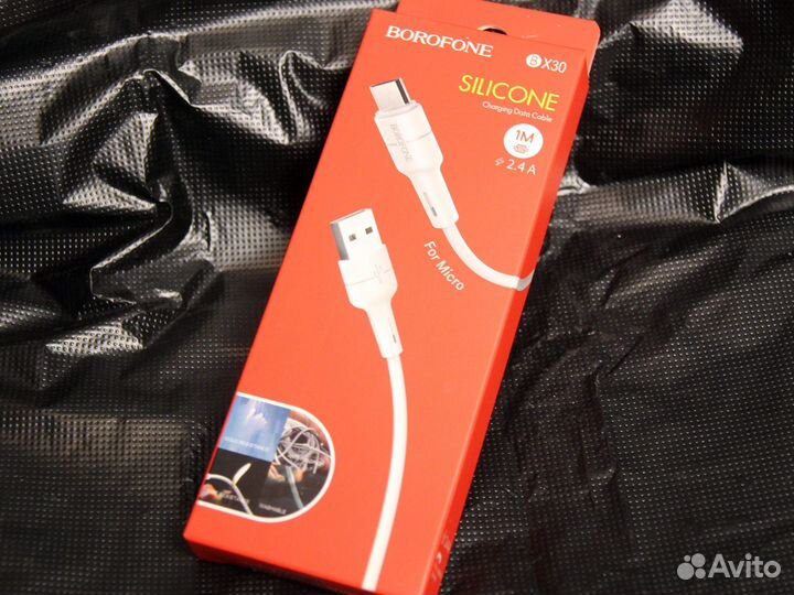 Кабель USB - micro USB Borofone BX30 2.4A 1м