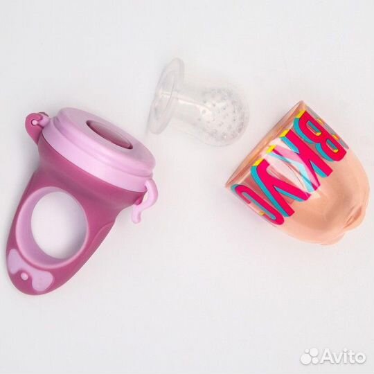 Ниблер для прикорма с силиконовой сеточкой «Вкусня