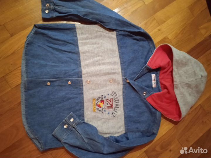 Рубашка джинсовая на 6-8лет