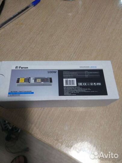 Блок питания 12v 8,5 ампер для светодиодных лент