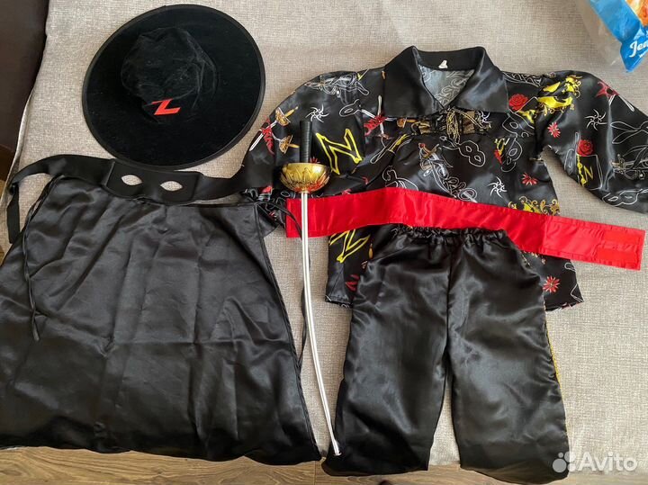 Костюм карнавальный Зорро