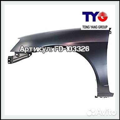 Крыло переднее левое хонда цивик седан