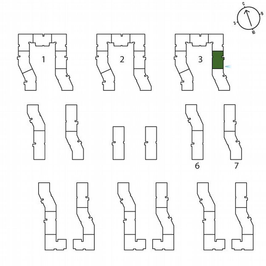 1-к. квартира, 42,9 м², 1/3 эт.