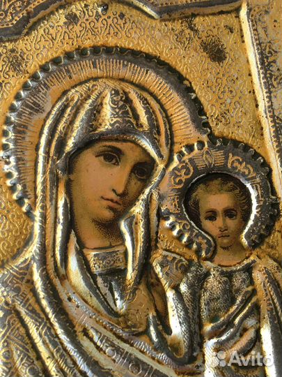 Икона Казанская Божия Матерь. До 1917 г