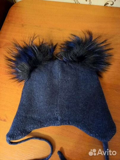 Шапка зимняя для девочки 48-50